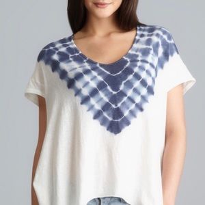 Free people tie dye off the shoulder top